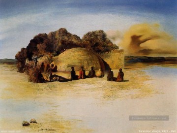 Cara paranoica de Salvador Dali Pinturas al óleo